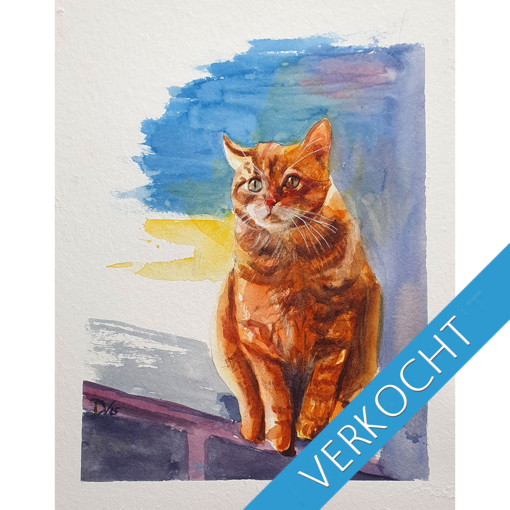 Sweet Red Cat